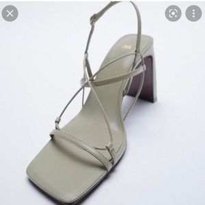 Zara thin strap leather sandals